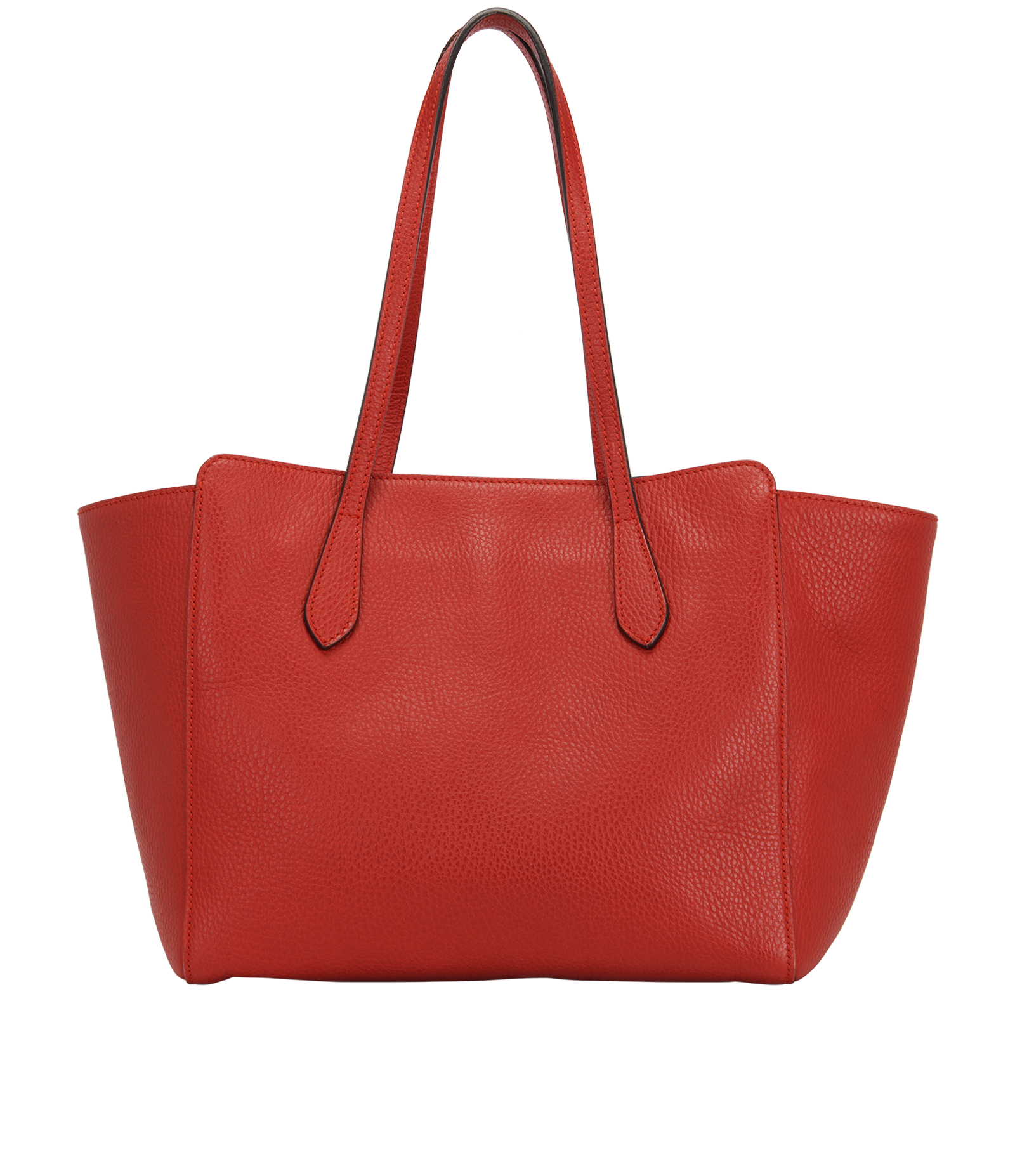 Medium Sling Tote, &pound;450, Handbags, Red, Leather, Back view
